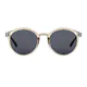 Round Transparent Amber Sunglasses