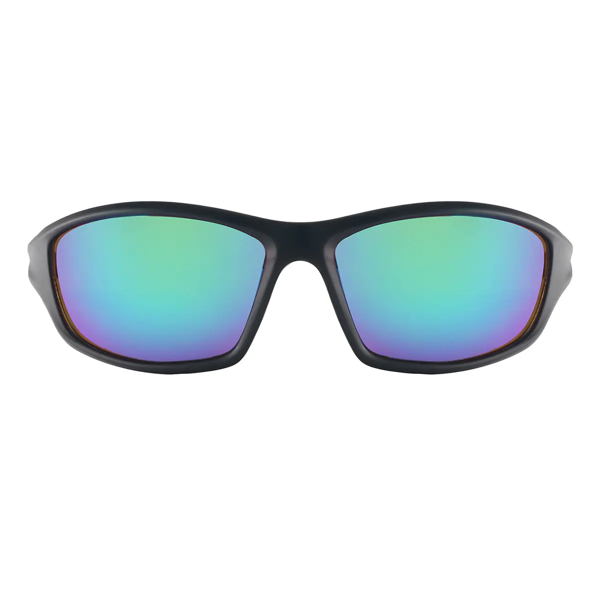 Rectangle Black/Blue Sunglasses