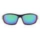 Rectangle Black/Blue Sunglasses