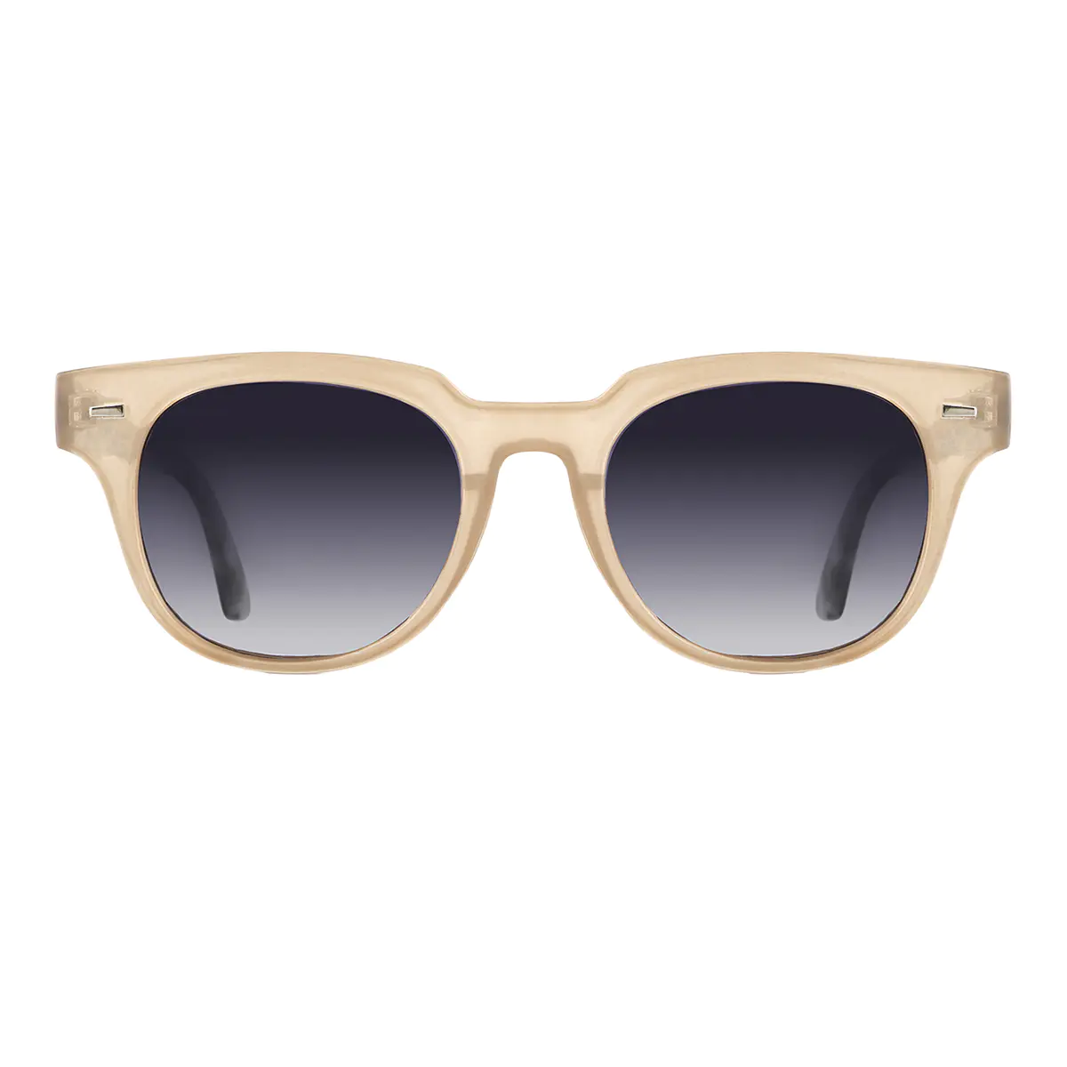Browline Light Brown Sunglasses