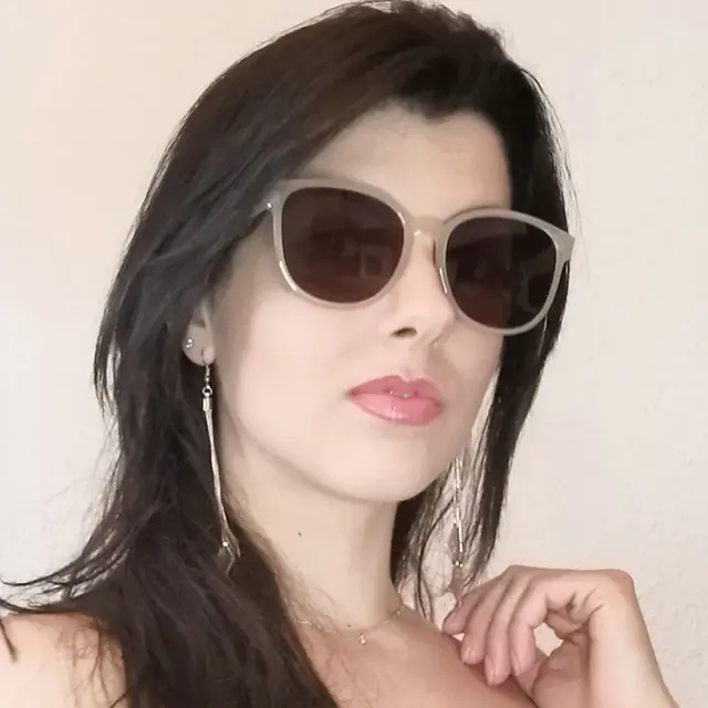 Square Transparent Yellow Sunglasses