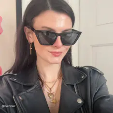 Rectangle Black Sunglasses