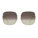 Geometric Gold Sunglasses