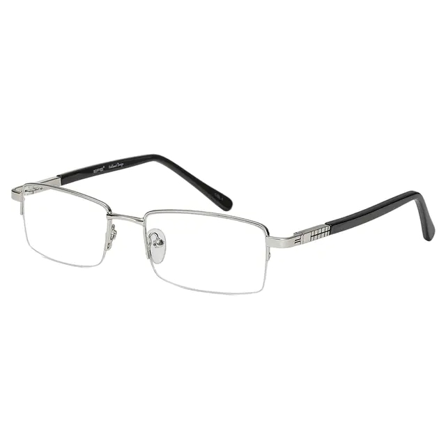 Rectangle Silver Eyeglasses