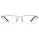 Rectangle Silver Eyeglasses