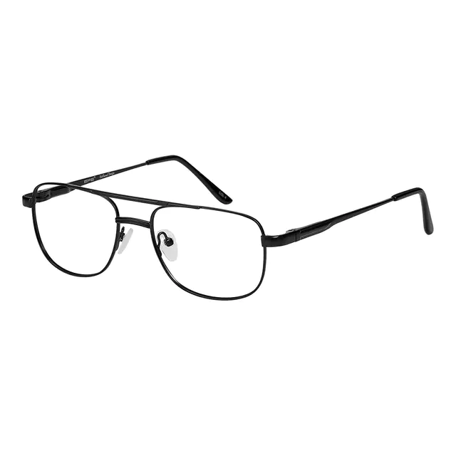 Aviator Black Eyeglasses