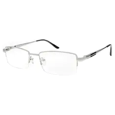 Rectangle Silver Eyeglasses