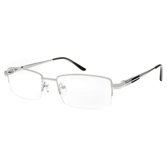 Rectangle Silver Eyeglasses