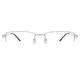 Rectangle Silver Eyeglasses