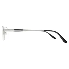 Rectangle Silver Eyeglasses