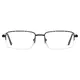 Rectangle Brown Eyeglasses