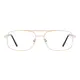 Aviator Gold Eyeglasses