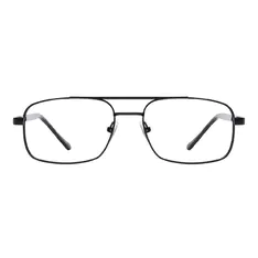 Aviator Black Eyeglasses