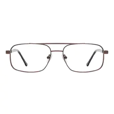 Aviator Brown Eyeglasses