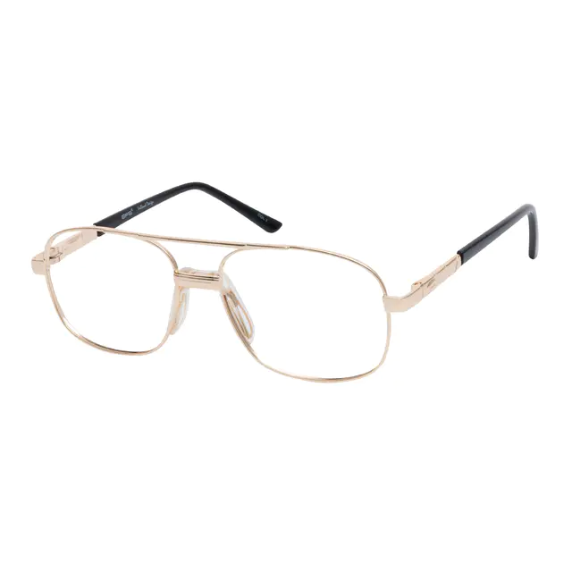 Aviator Gold Eyeglasses
