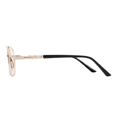 Aviator Gold Eyeglasses