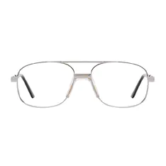 Aviator Silver Eyeglasses