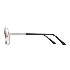 Aviator Silver Eyeglasses