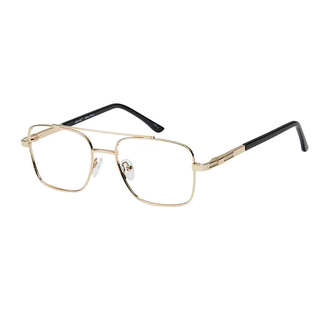 Aviator Gold Eyeglasses