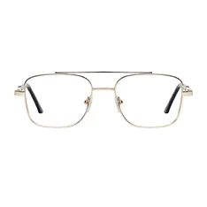 Aviator Gold Eyeglasses