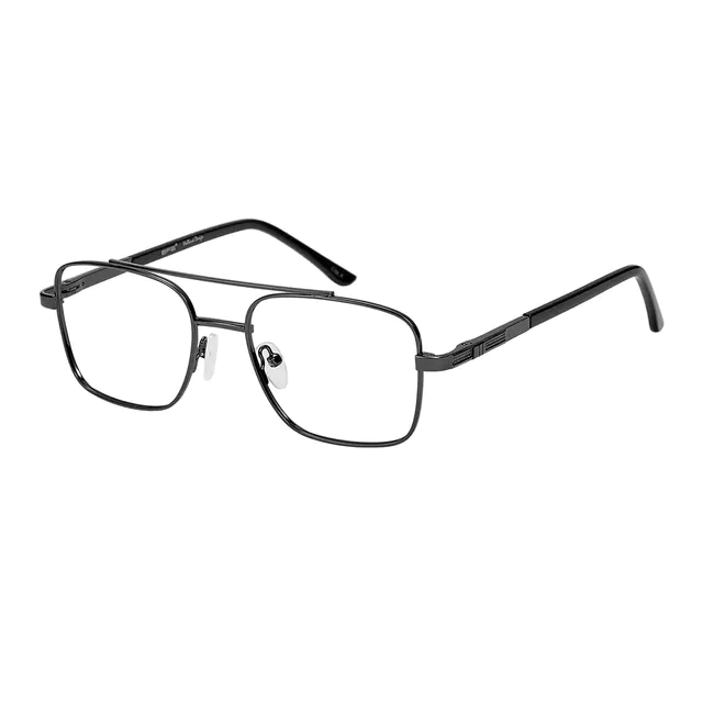 Aviator Black Eyeglasses