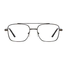 Aviator Brown Eyeglasses