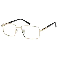 Rectangle Gold Eyeglasses