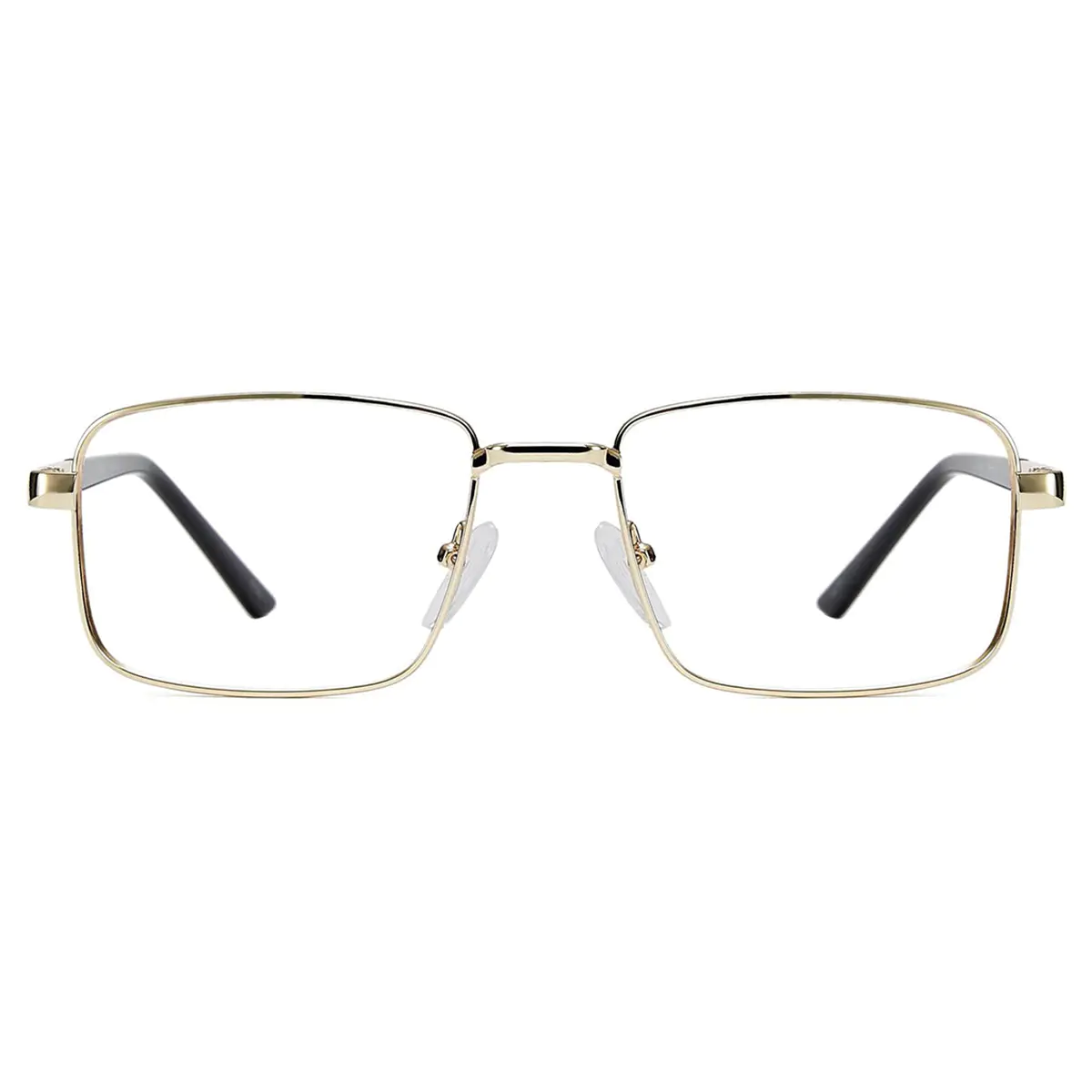 Rectangle Gold Eyeglasses