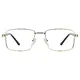Rectangle Gold Eyeglasses