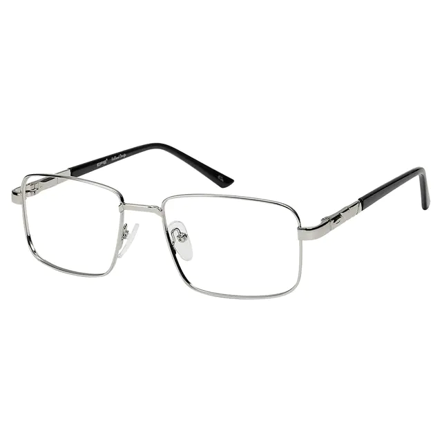 Rectangle Silver Eyeglasses