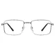 Rectangle Silver Eyeglasses
