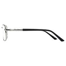 Rectangle Silver Eyeglasses
