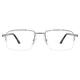 Rectangle Silver Eyeglasses