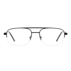 Aviator Black Eyeglasses