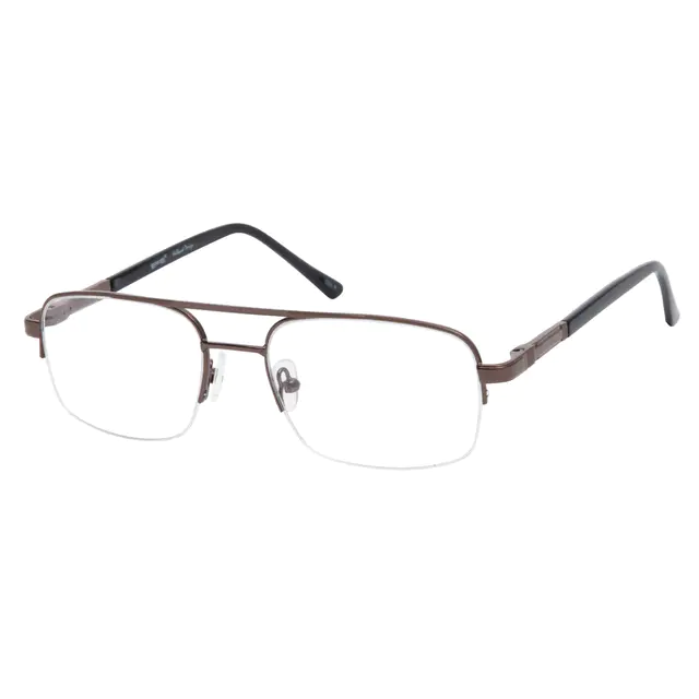 Aviator Brown Eyeglasses