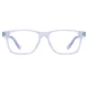 Rectangle Transparent Blue Eyeglasses
