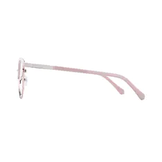 Cat-eye White/Gold Eyeglasses