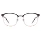 Browline Black/Gold Eyeglasses