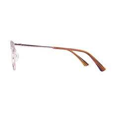 Cat-eye Brown/Gold Eyeglasses