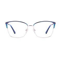 Cat-eye Blue Eyeglasses