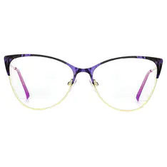 Cat-eye Blue Eyeglasses