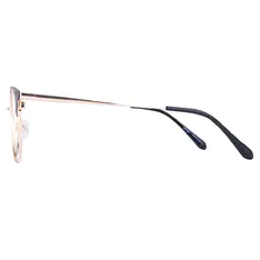 Cat-eye  Black/Gold Eyeglasses