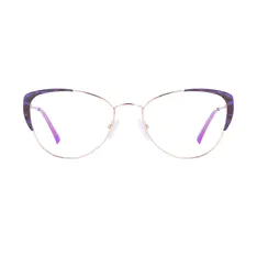 Cat-eye Purple Eyeglasses