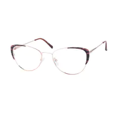 Cat-eye Gradient Brown Eyeglasses
