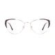 Cat-eye Gradient Brown Eyeglasses