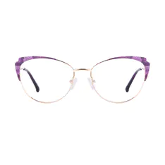 Cat-eye Purple Eyeglasses