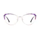 Cat-eye Purple Eyeglasses