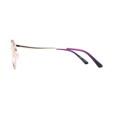 Cat-eye Purple Eyeglasses