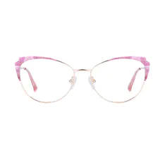 Cat-eye Pink Eyeglasses