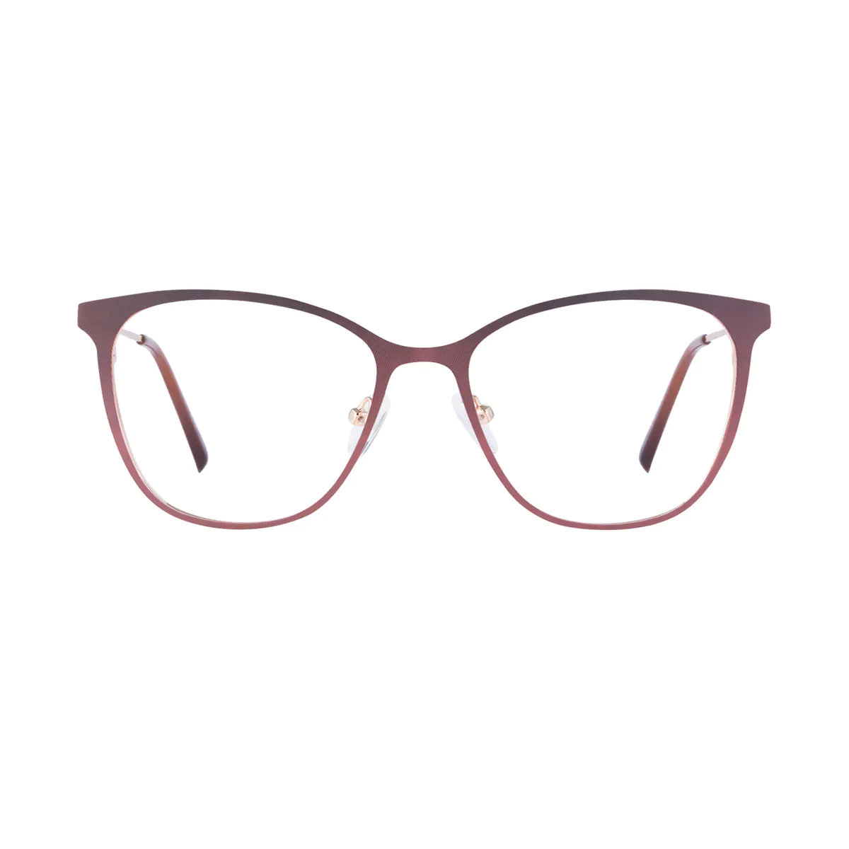 Cat-eye Brown Eyeglasses